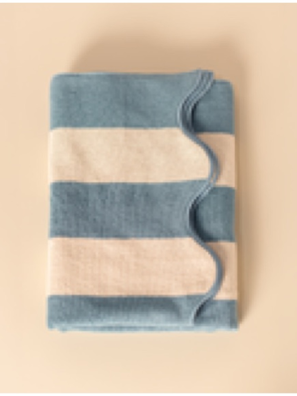 Tuck Scalloped Beach Towel